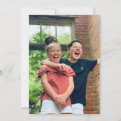 Spanisch Twins Fiesta de Quince Champagne Botanisc Save The Date (Rückseite)