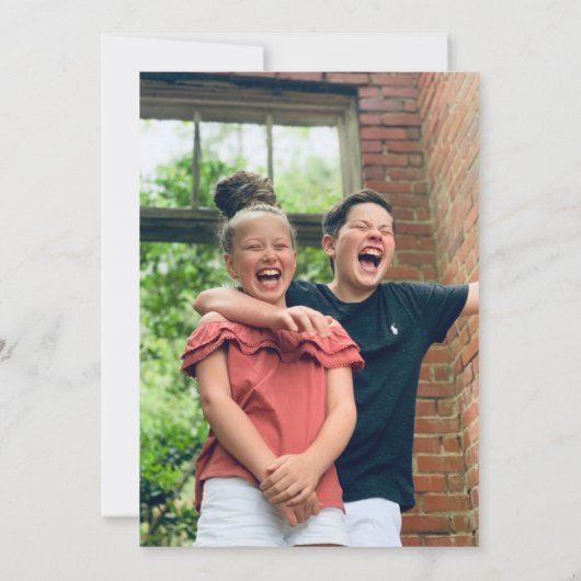 Spanisch Twins Fiesta de Quince Champagne Botanisc Save The Date (Rückseite)