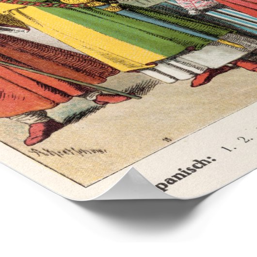 Spanisch und maurisch poster (Ecke)
