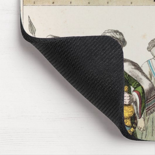 Spanisch und maurisches Kleid Mousepad (Ecke)
