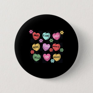 Spanisch Valentine Conversation Herz Feliz San Va Button