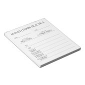 Spanisch | Verbs Conjugation Practice Notizblock (angewinkelt)