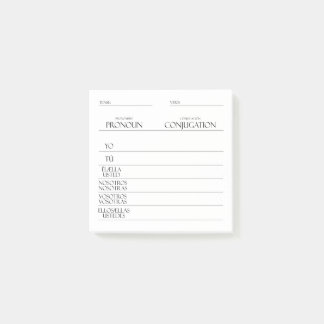 Spanisch | Verbs Conjugation Practice Post-it Klebezettel