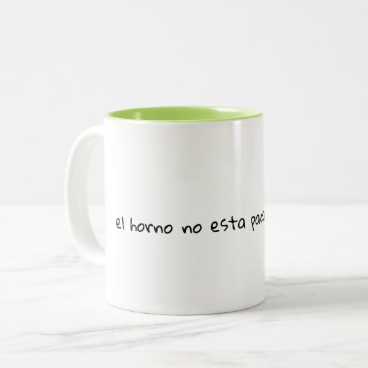 Spanisch Verse Niedliche Tasse (Vorderseite Links)