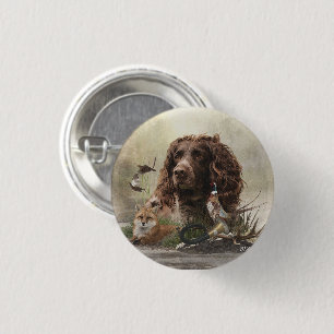 Spanisch, Wachtelhund Button