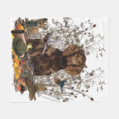 Spanisch, Wachtelhund Fleecedecke (Vorderseite (Horizontal))