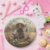 Spanisch, Wachtelhund Pappteller (Party)