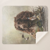 Spanisch, Wachtelhund Sherpadecke (Vorderseite (Horizontal))