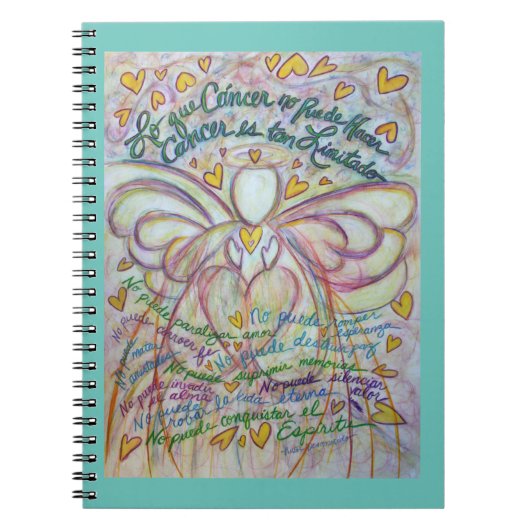 Spanisch Was Krebs kann nicht tun Art Journal-Note Notizblock (Vorderseite)