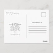 Spanisch Wir haben gekocht | Postkarte (Rückseite)