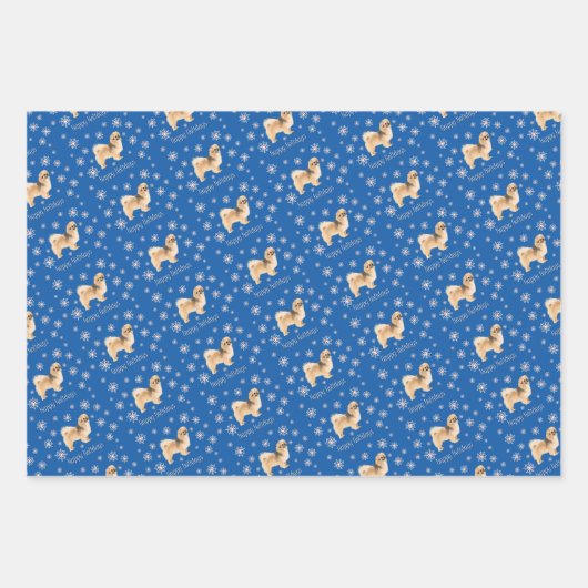 Spanisch Wrapping Paper Flat Sheet Set 3 Geschenkpapier Set (Vorderseite 3)