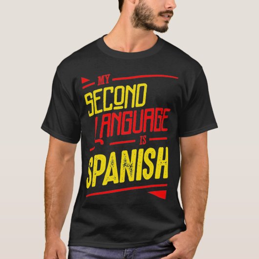 Spanisch - Zweite Sprache T-Shirt (Vorderseite)