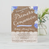 Spanische 1. Gemeinschaftskarten für Jungen, 1. Einladung (Stehend Vorderseite)