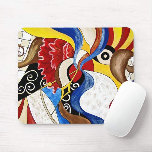Spanische abstrakte Kunstmalerei Mousepad (Mit Mouse)