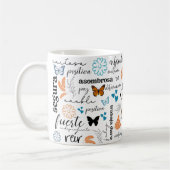 Spanische Affirmation Motivierend Tasse (Links)