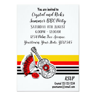 Spanische Party Einladungen Zazzle De