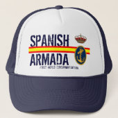 SPANISCHE ARMADA TRUCKERKAPPE (Vorderseite)