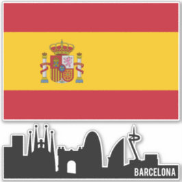 SPANISCHE Aufkleber