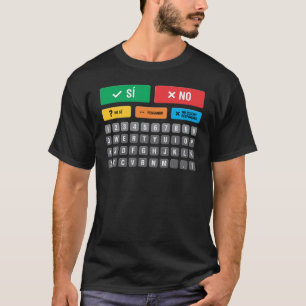 Spanische Autismus AAC PECS Mitteilung über die Me T-Shirt
