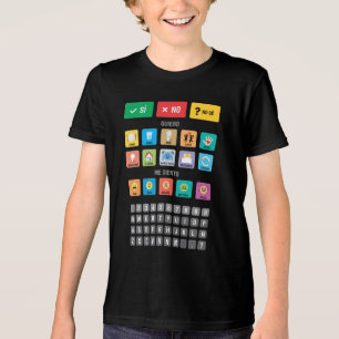 Spanische Autismus AAC PECS Mitteilung über die Me Tri-Blend Shirt