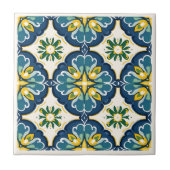 Spanische Azulejos-Keramiken Fliese (Vorderseite)