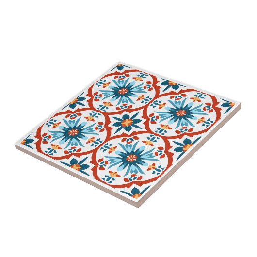 Spanische Azulejos-Keramiken Fliese (Seite)