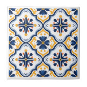 Spanische Azulejos-Keramiken Fliese (Vorderseite)