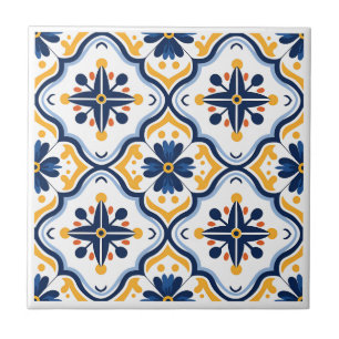 Spanische Azulejos-Keramiken Fliese