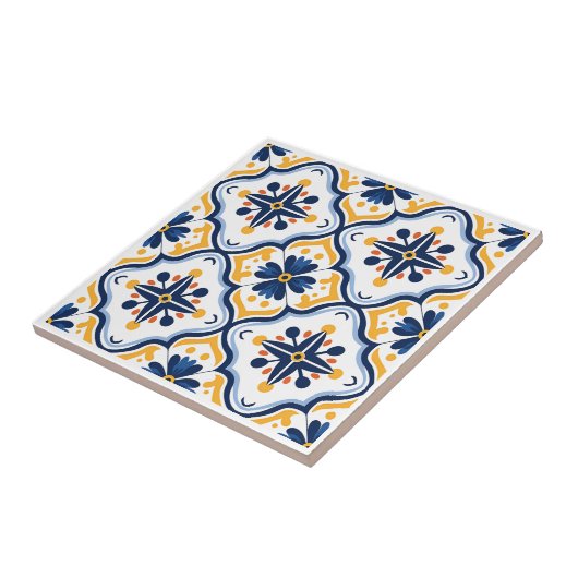 Spanische Azulejos-Keramiken Fliese (Seite)