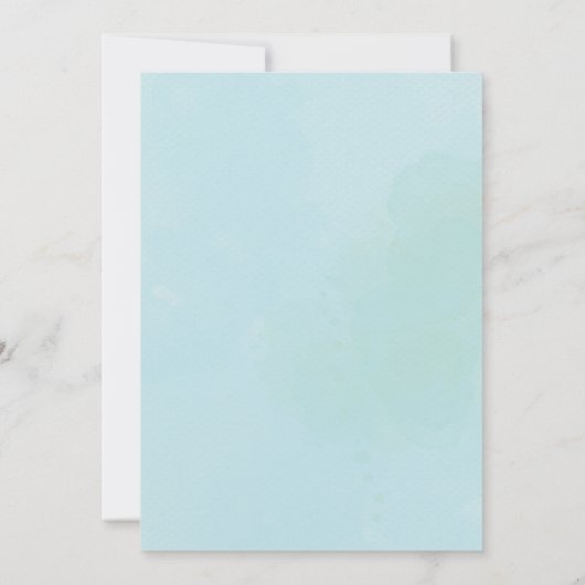 Spanische Babydusche Einladung (Rückseite)