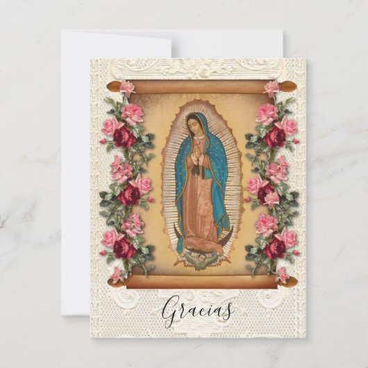 Spanische Beerdigung Beileid Heilige Karte Vielen (Vorderseite)