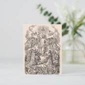 Spanische Beerdigung Beileid Heilige Karte Vielen  (Stehend Vorderseite)