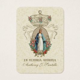 Spanische Beerdigung Katholische Jungfrau Mary Mem