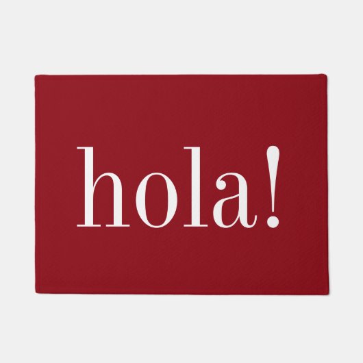 Spanische Begrüßungsmatten Fußmatte (Vorderseite)