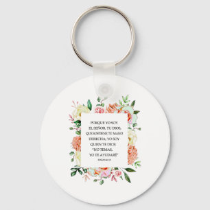 Spanische Bibel Verse Isaías 4113 Porque Yo Soy El Schlüsselanhänger