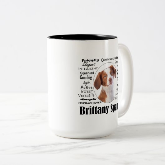 Spanische Bretagne Zweifarbige Tasse (VorderseiteRechts)