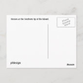 Spanische Brunnen, Bahamas Postkarte (Rückseite)