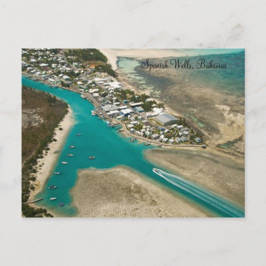 Spanische Brunnen, Bahamas Postkarte (Vorderseite)