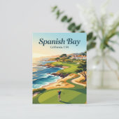 Spanische Bucht USA Postkarte (Stehend Vorderseite)