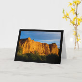 Spanische Canyon-Fassade Karte (Gelbe Blume)