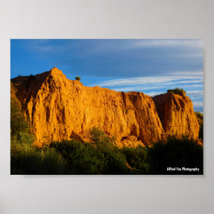 Spanische Canyon-Fassade Poster
