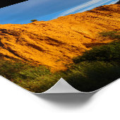 Spanische Canyon-Fassade Poster (Ecke)
