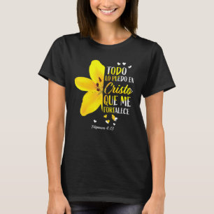 Spanische christliche Frauen Mutter Ehefrau Filipe T-Shirt