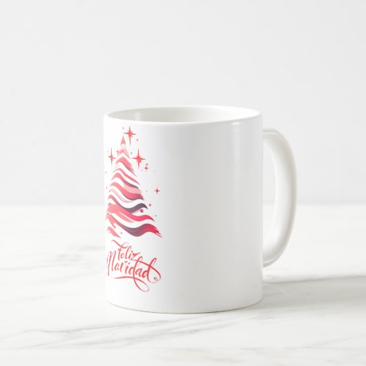 SPANISCHE CHRISTMAS-TASSE KAFFEETASSE (VorderseiteRechts)