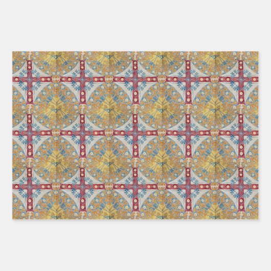 Spanische Cross Tiles Geschenkpapier Set (Vorderseite 2)