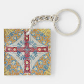 Spanische Cross Tiles Schlüsselanhänger (Rückseite)