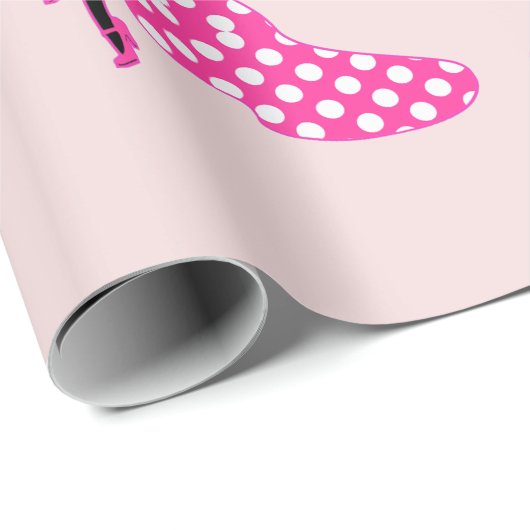 Spanische Dame Flamenco Dancers Silhouette Geschenkpapier (Rolleneckpunkt)