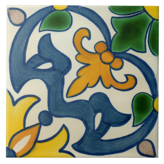 Spanische dekorative Keramik-Foto-Fliese Fliese (Vorderseite)