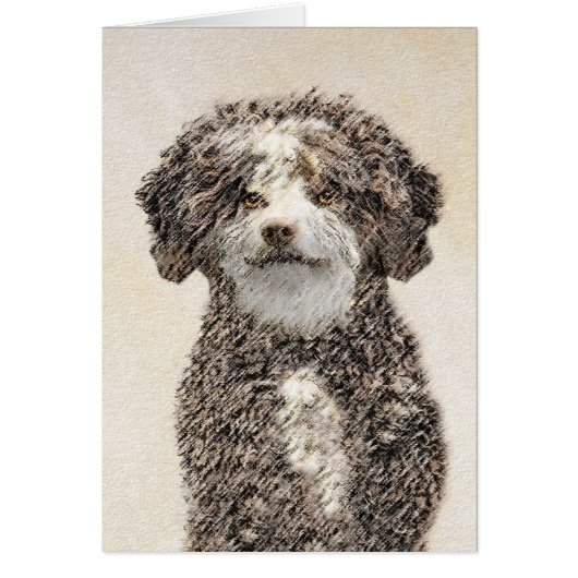 Spanische Dog Malerei - Niedliche Original Hunde K (Vorne)
