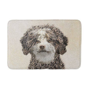 Spanische Dog Malerei - Niedliche Original Hunde K Badematte